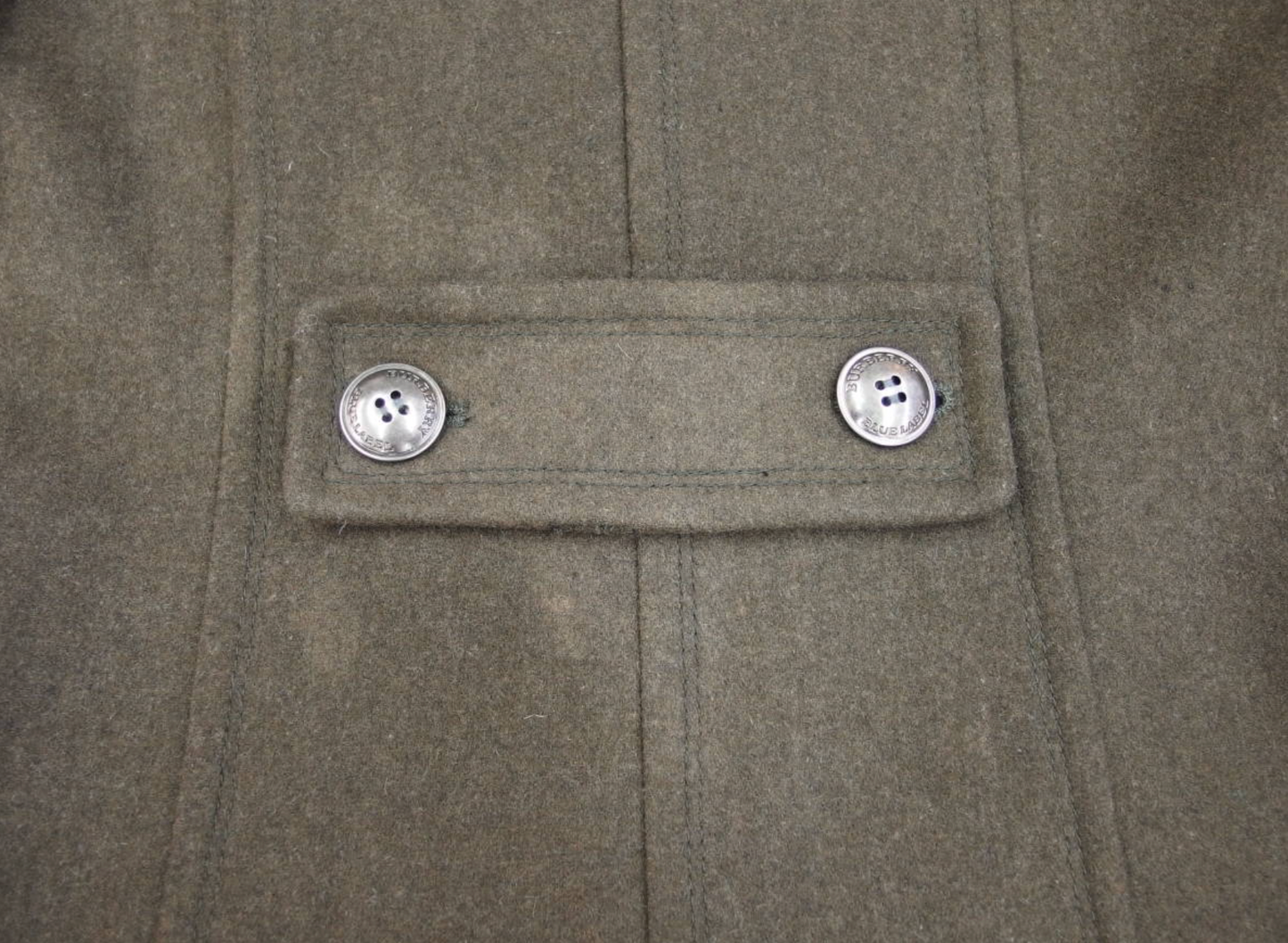 burberry blue label pleated flirty dress coat