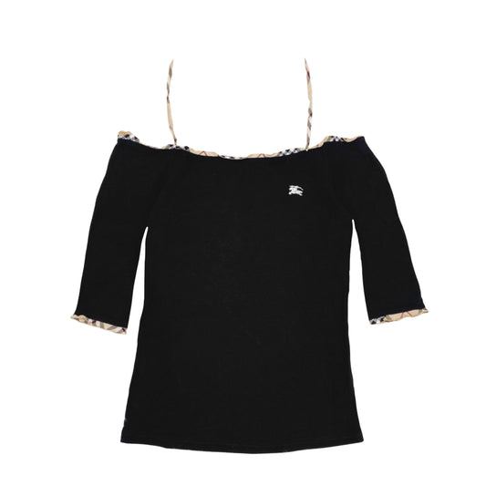 burberry nova off the shoulder top