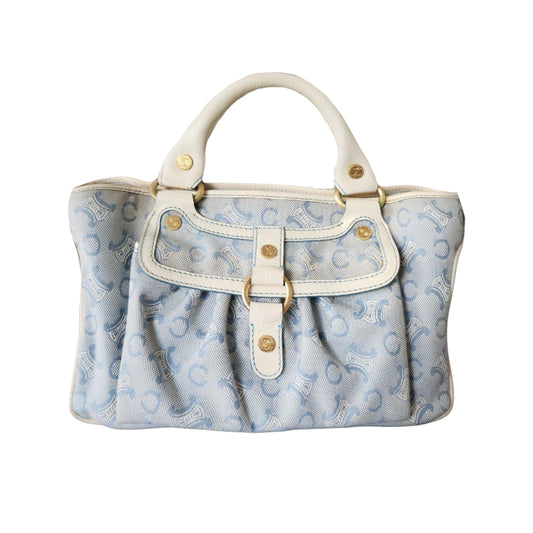 celine baby blue pretty boogie bag