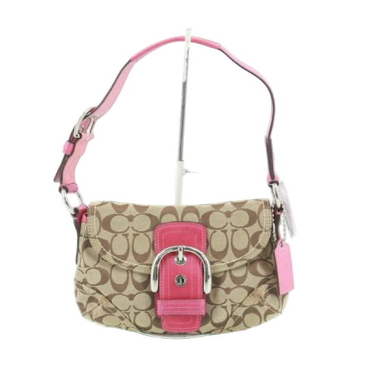 coach pink mini soho bag