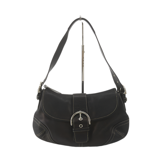 coach soho signature black bag