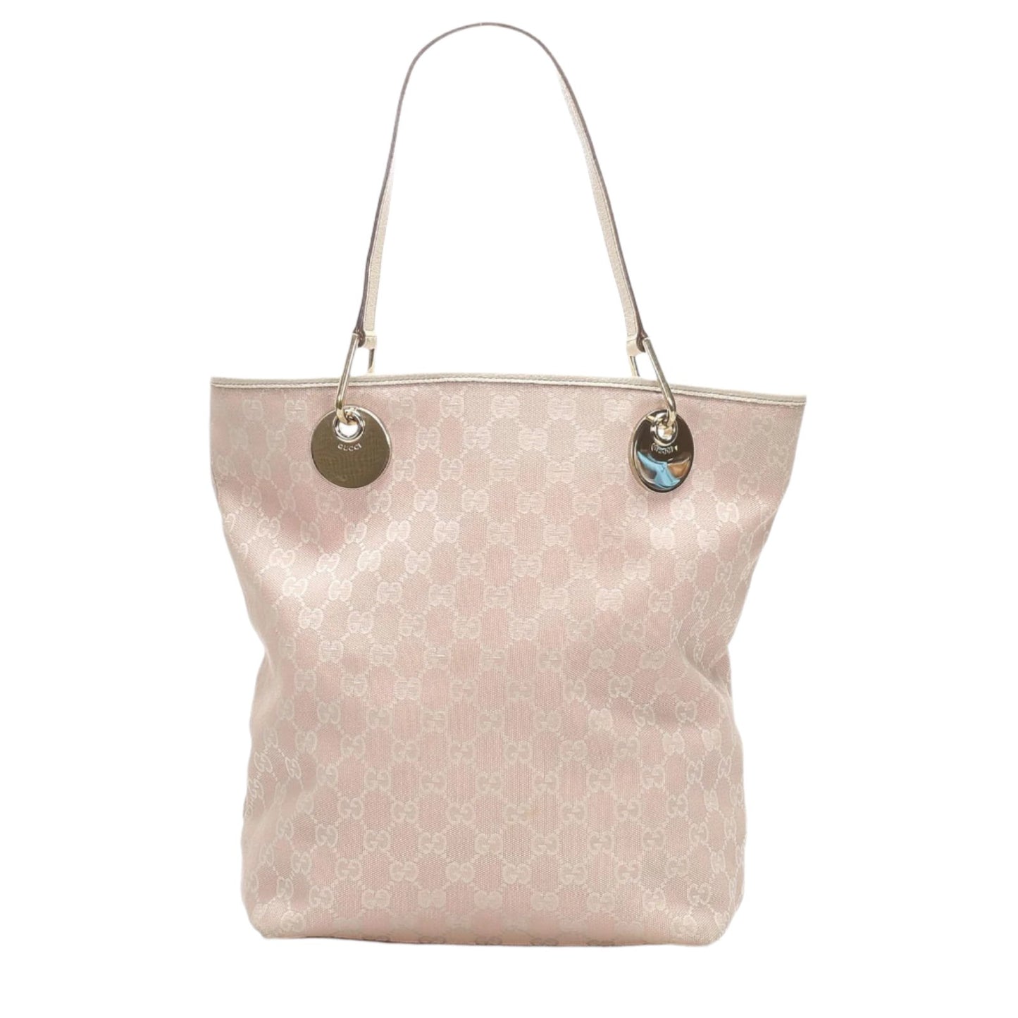 Gucci Baby Pink GG Canvas Tote Bag