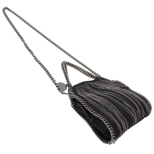 Stella McCartney Falabella Fringe Metallic Bag