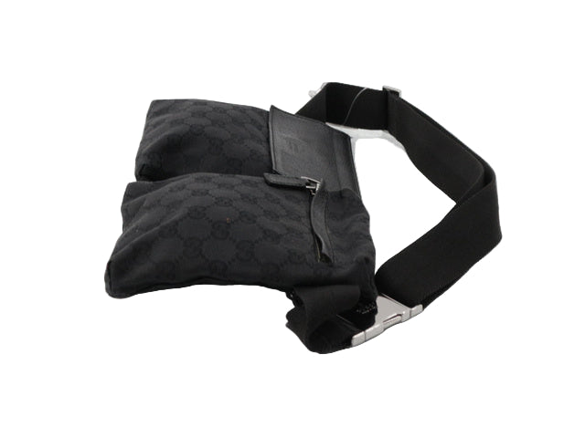 Gucci Black GG Waist Bag