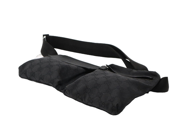 Gucci Black GG Waist Bag