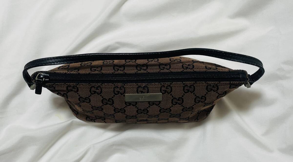 Gucci GG Monogram Boat Bag Chestnut