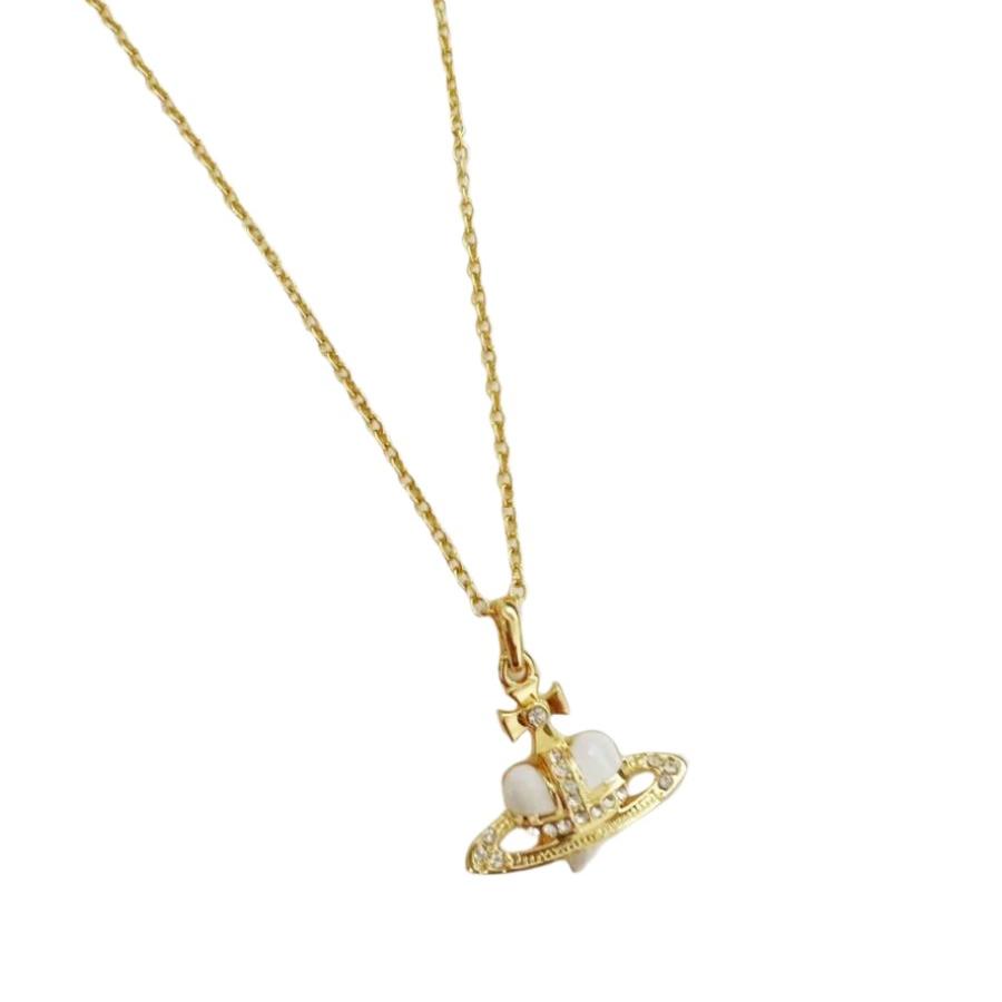 Vivienne Westwood Heart Orb Gold Necklace