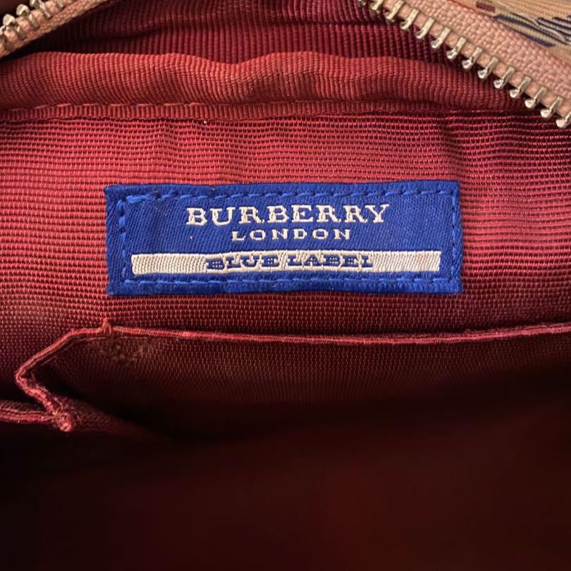 Burberry Pink Nova Check Shoulder Bag