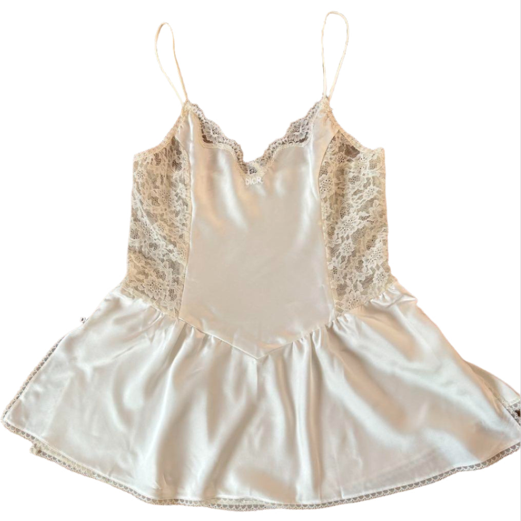 Christian Dior White Angel Lace Top