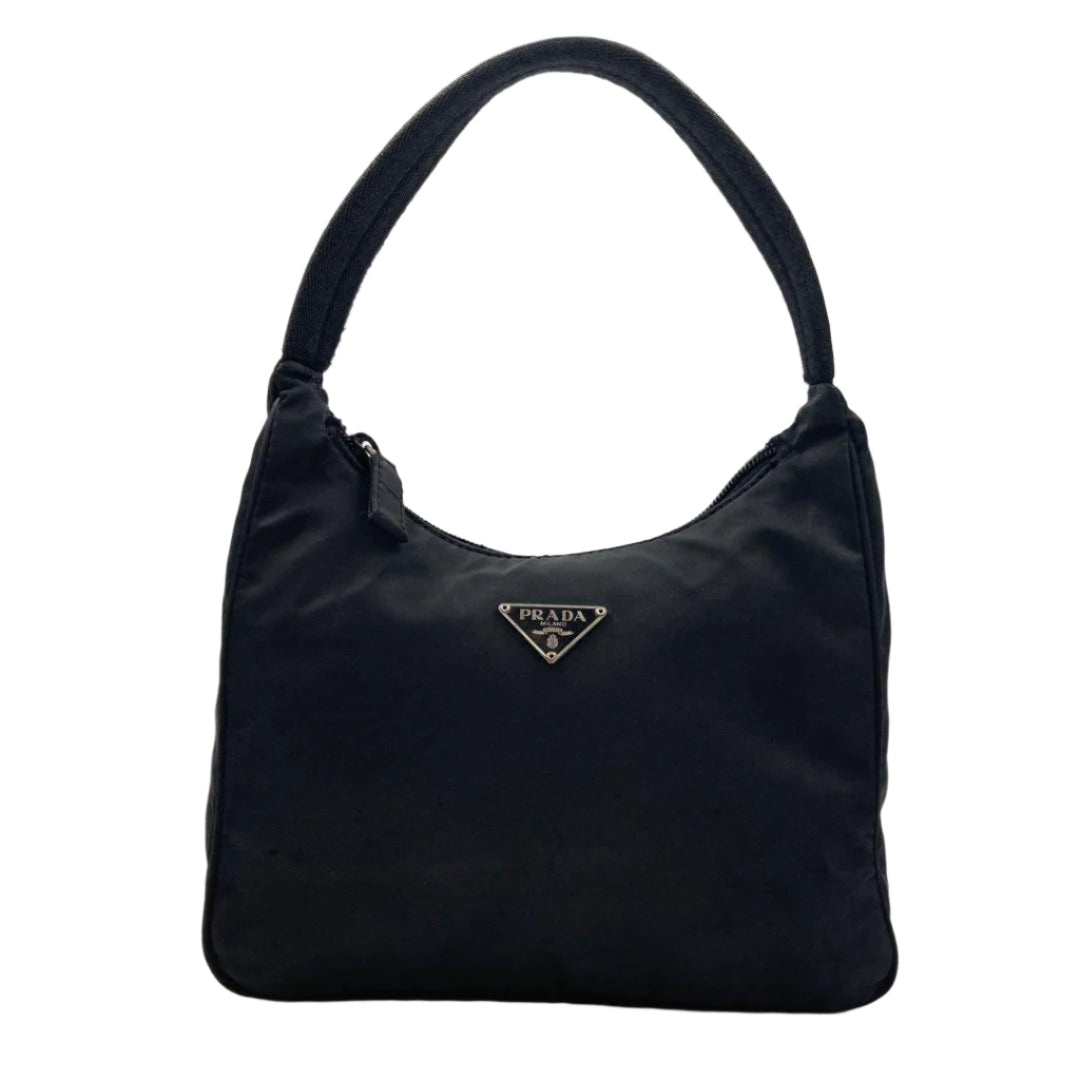 Prada Nylon Logo Shoulder Bag