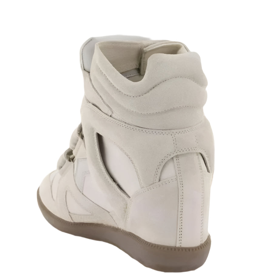 Isabel Marant Beige Bekett Wedge Sneakers (Size EU 38)