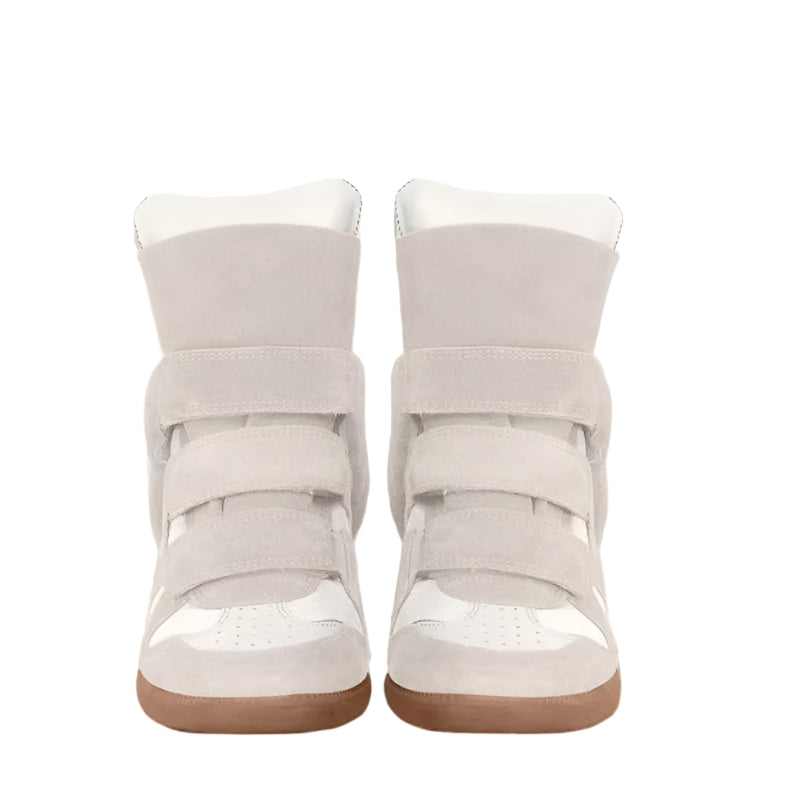 Isabel Marant Beige Bekett Wedge Sneakers (Size EU 38)