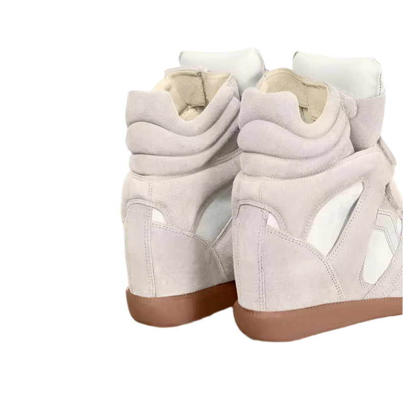 Isabel Marant Beige Bekett Wedge Sneakers (Size EU 38)