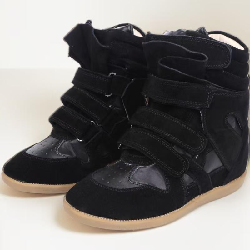 Isabel Marant Black Bekett Wedge Sneakers (Size EU 38)