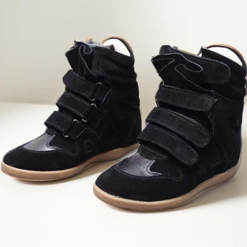 Isabel Marant Black Bekett Wedge Sneakers (Size EU 38)