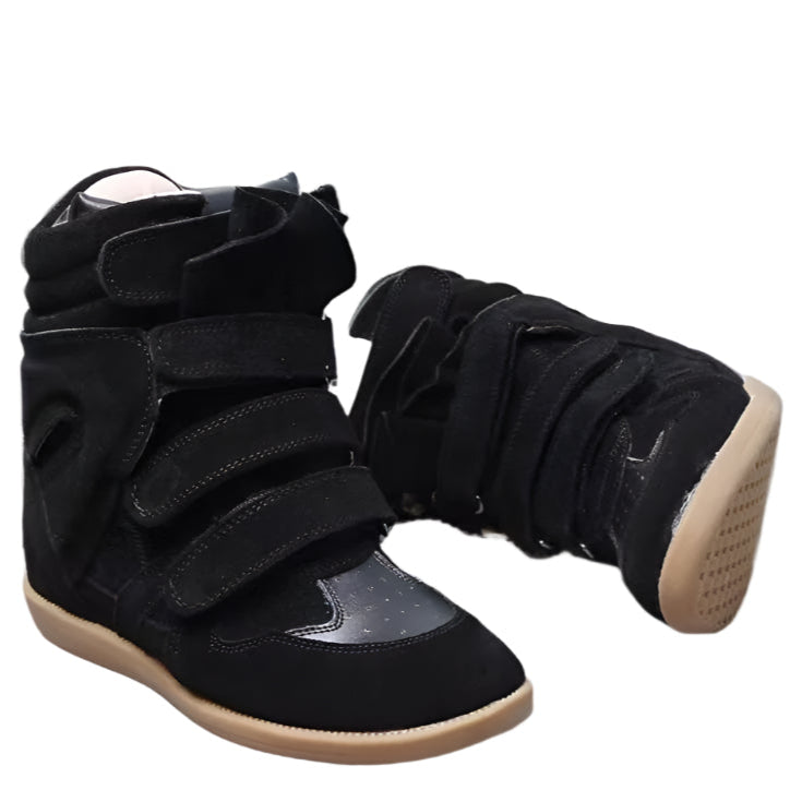 Isabel Marant Black Bekett Wedge Sneakers (Size EU 38)