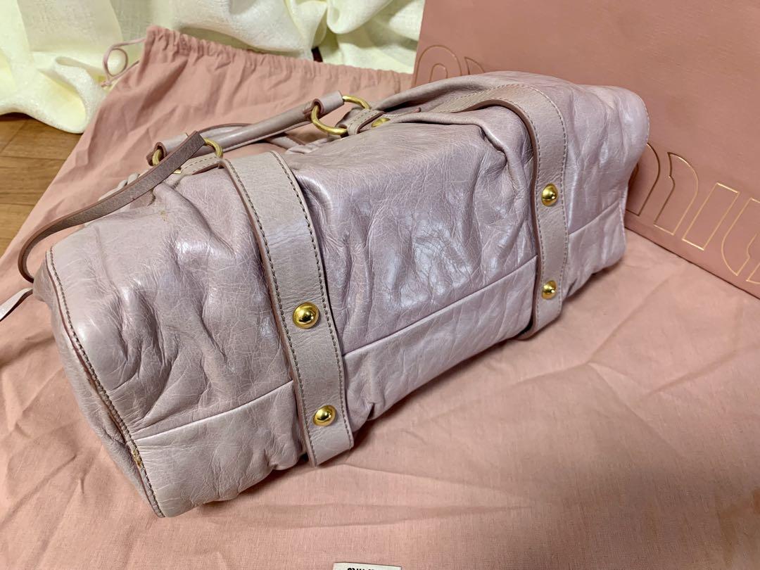 Miu Miu Light Pink Vitello Bag