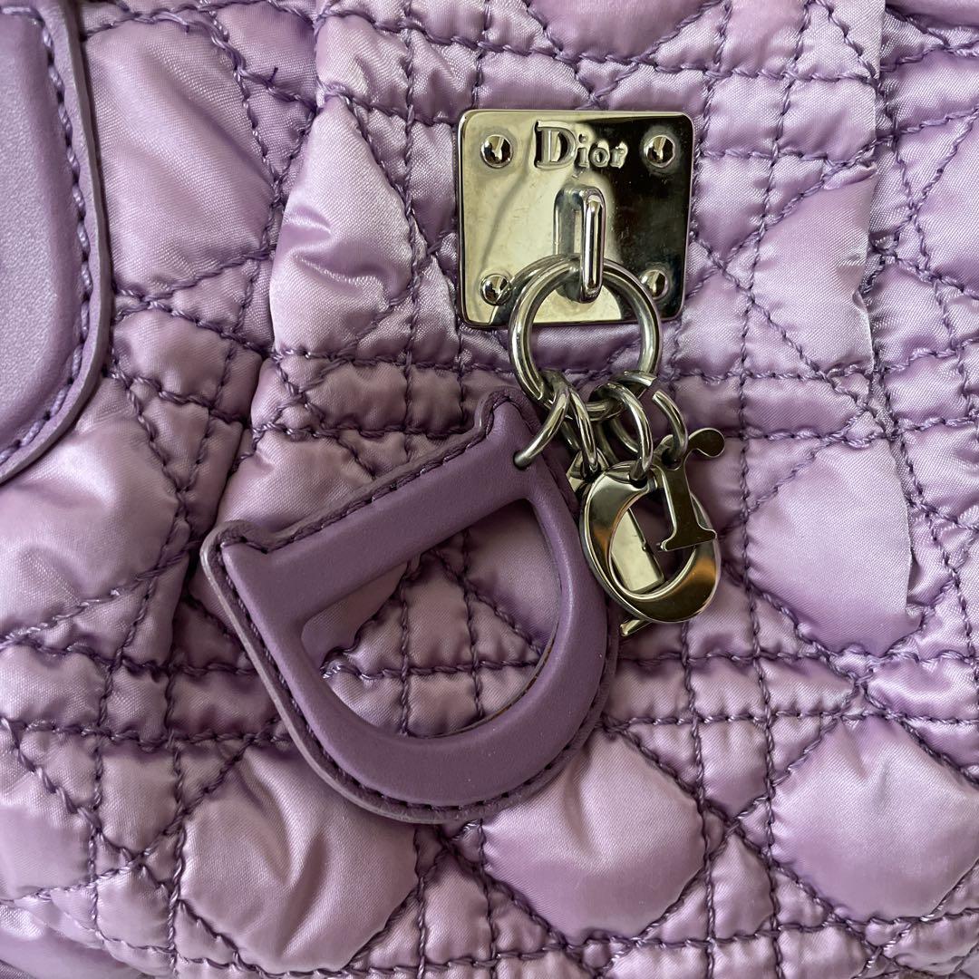 Christian Dior Purple Satin 2008 Bag