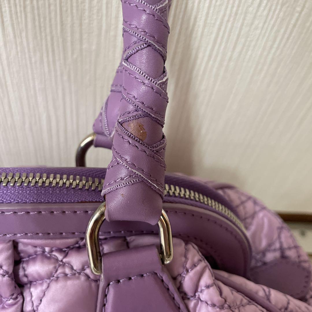 Christian Dior Purple Satin 2008 Bag