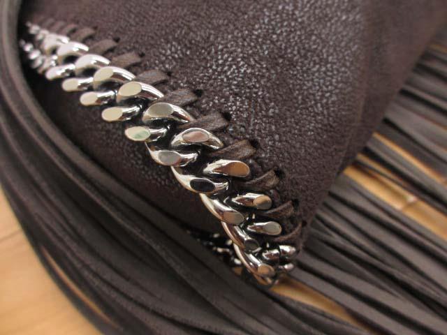 Stella McCartney Falabella Fringe Mocha Bag