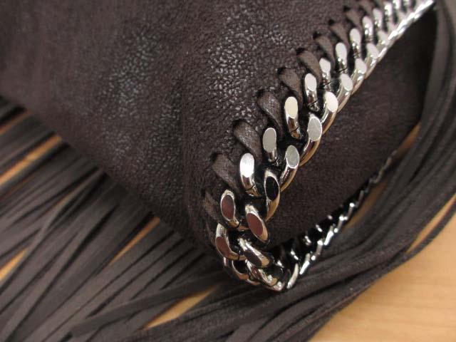 Stella McCartney Falabella Fringe Mocha Bag