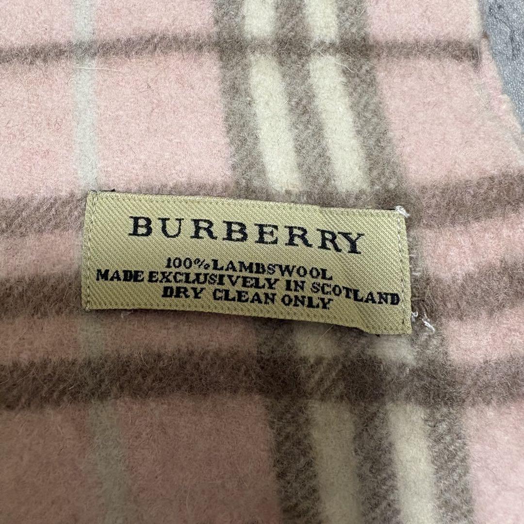 Burberry Classic Plaid Pink Fall Scarf