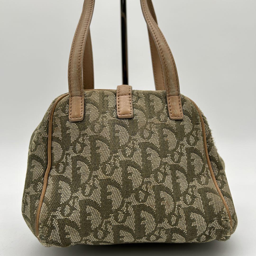 Dior Diorissimo Canvas and Leather Bowler Bag