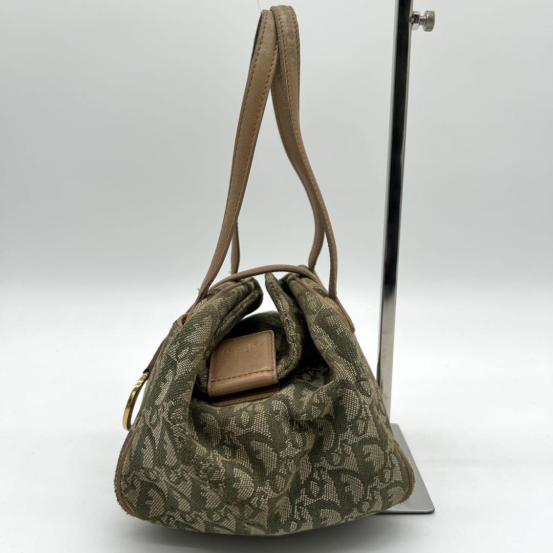 Dior Diorissimo Canvas and Leather Bowler Bag