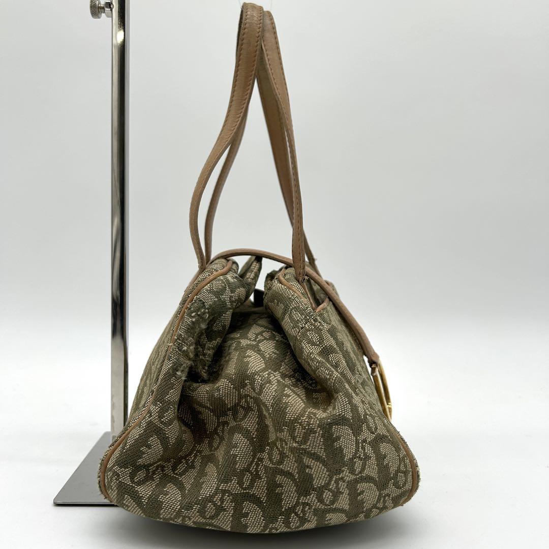 Dior Diorissimo Canvas and Leather Bowler Bag