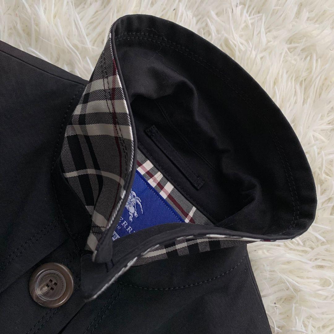 Burberry Plaid Iconic Black Trench Coat