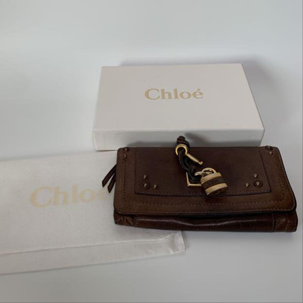 Chloé Chocolate Paddington Wallet