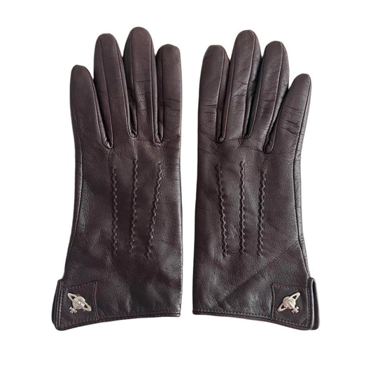 Vivienne Westwood Dark Brown Gloves