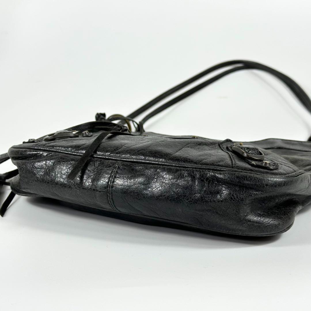 Balenciaga Black Motocross Giant Classic Hip Bag