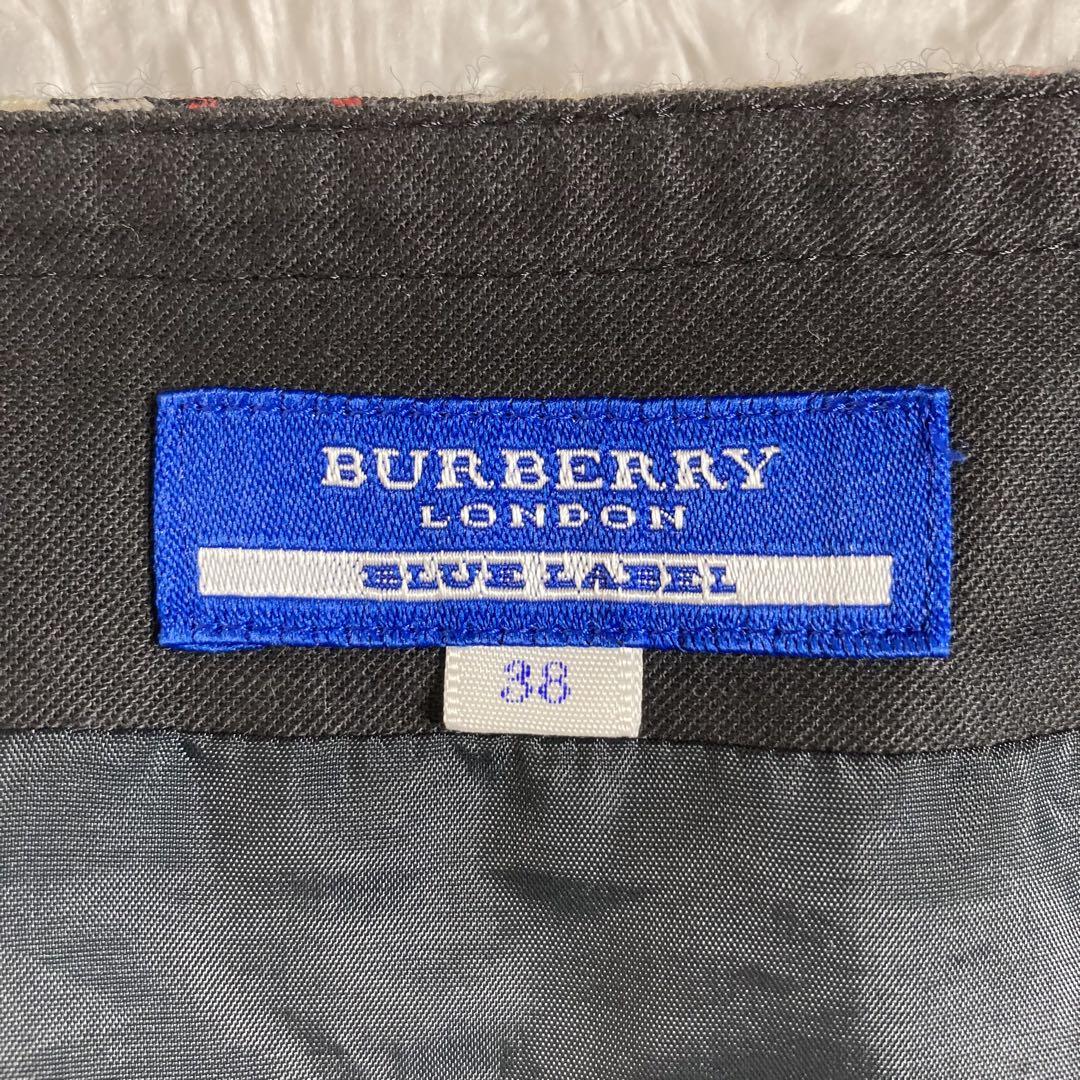 Burberry Pleated Mini Skirt with Buckle Details