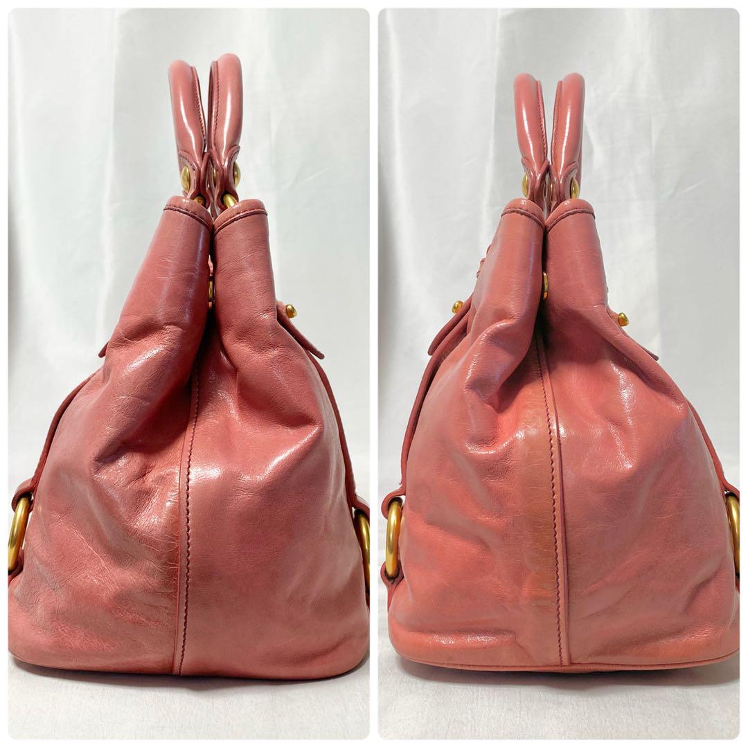 Miu Miu Pink Vitello Lux Bag