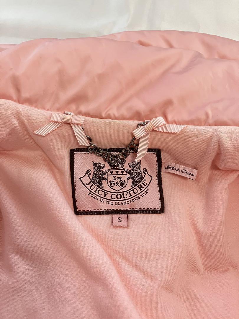 Juicy Couture Baby Pink Barbie Winter Puffer Coat