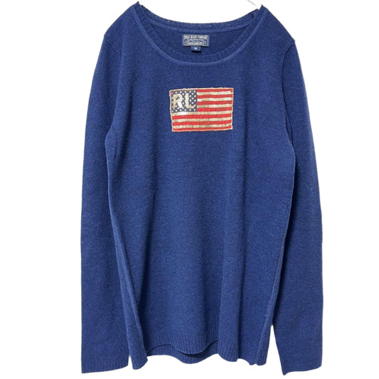 Ralph Lauren American Flag Sequin Sweater