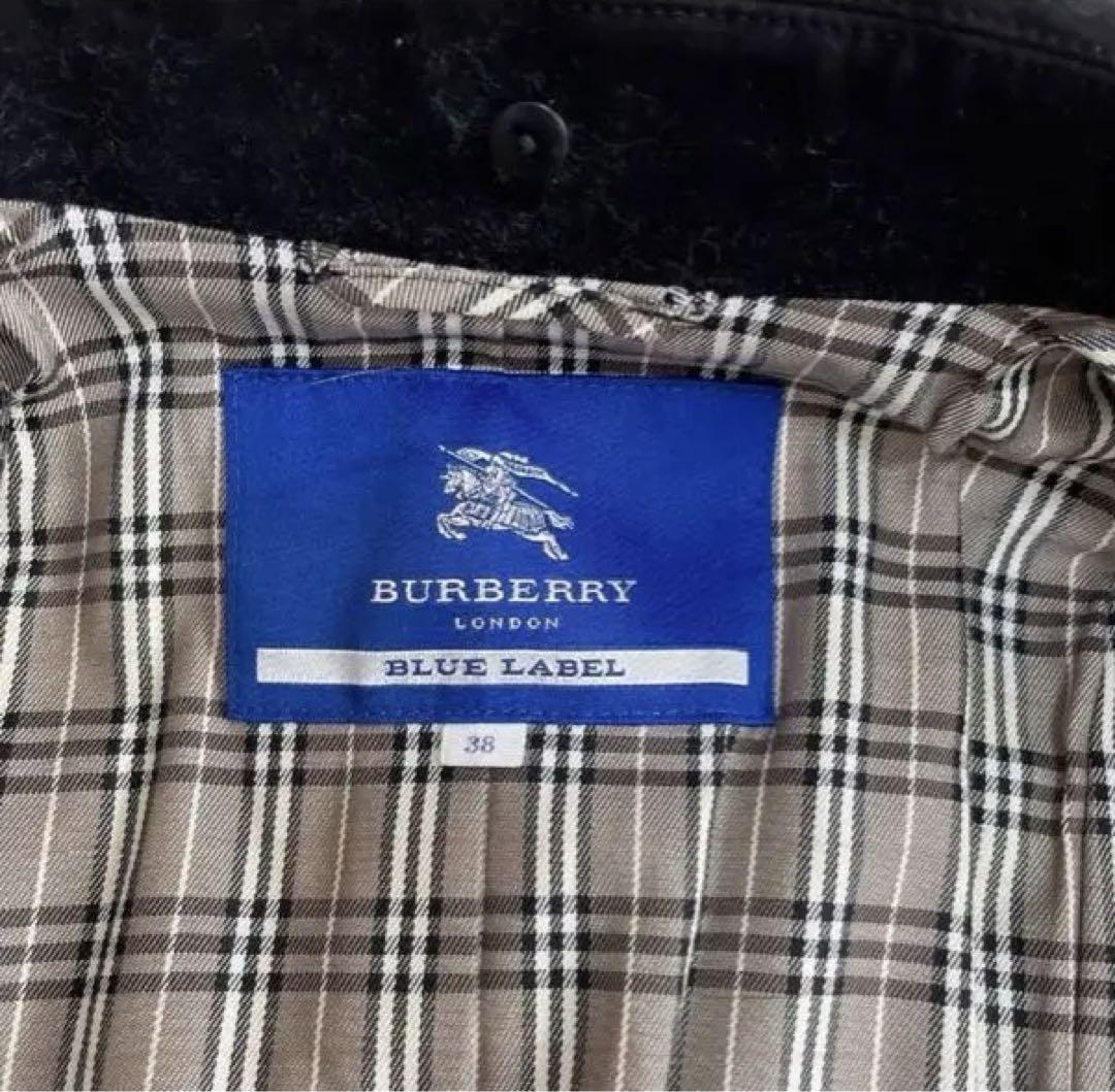 Burberry Plaid Iconic Black Pleated Dress Coat with Removable Fur Collar