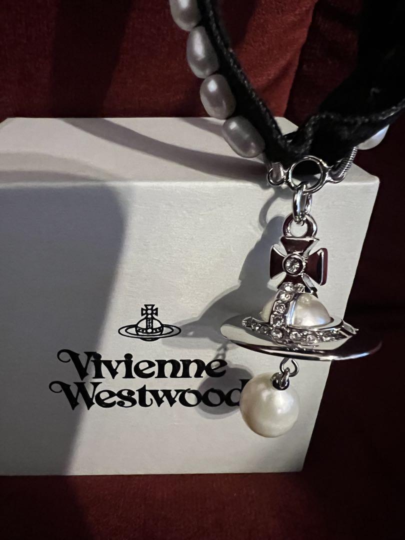 Vivienne Westwood Orb Pearl Choker Necklace