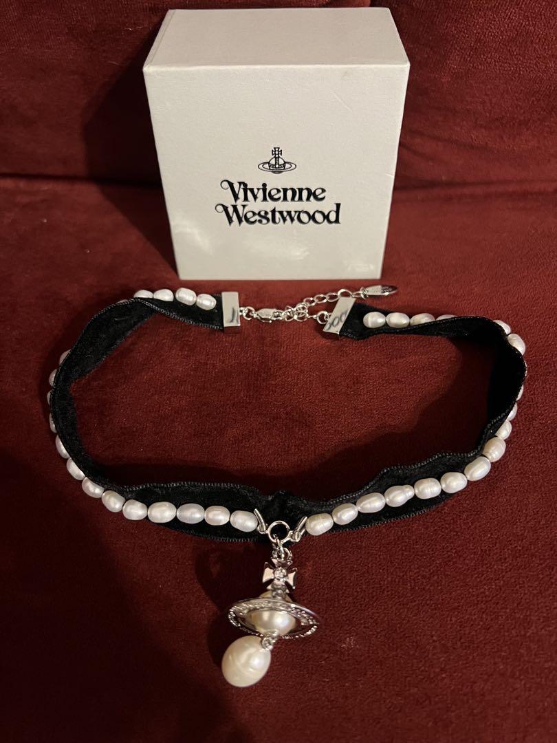 Vivienne Westwood Orb Pearl Choker Necklace