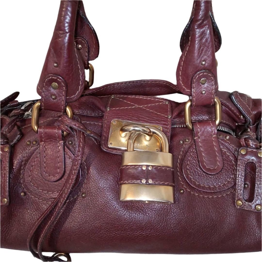 Chloe Rare Burgundy Paddington