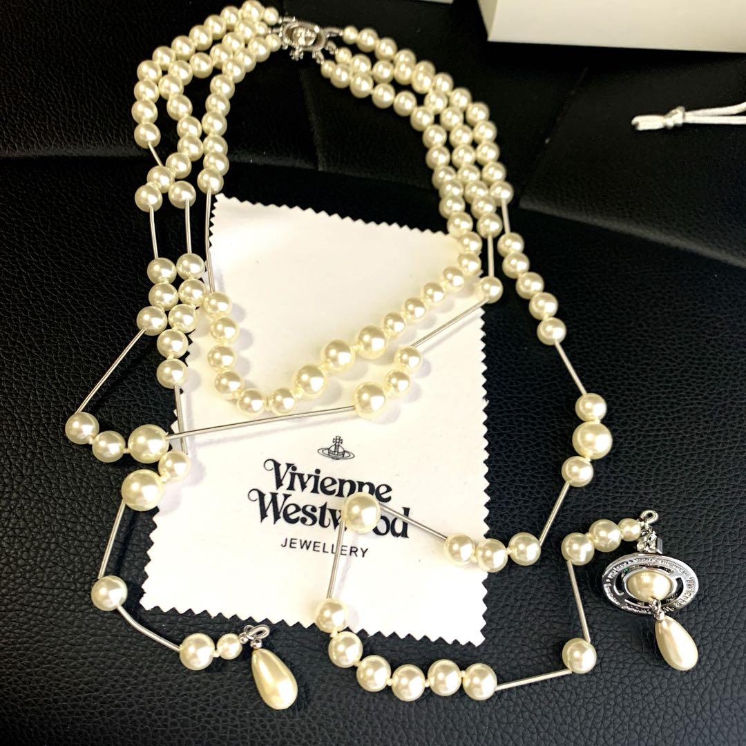 Vivienne Westwood Broken Pearl Necklace