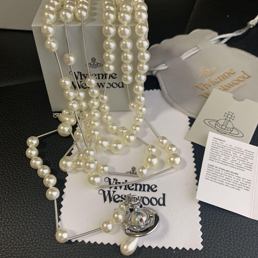 Vivienne Westwood Broken Pearl Necklace