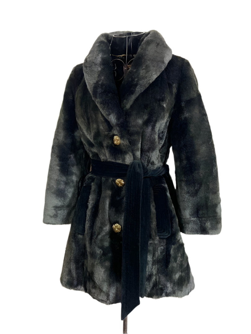 Juicy Couture Elegant Fur Winter Coat