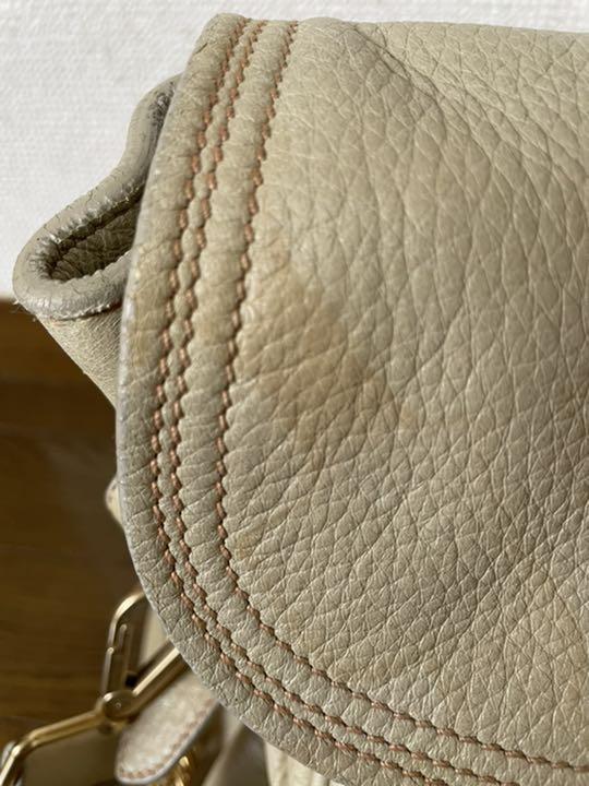 Prada Ivory Animalier Deerskin Bag