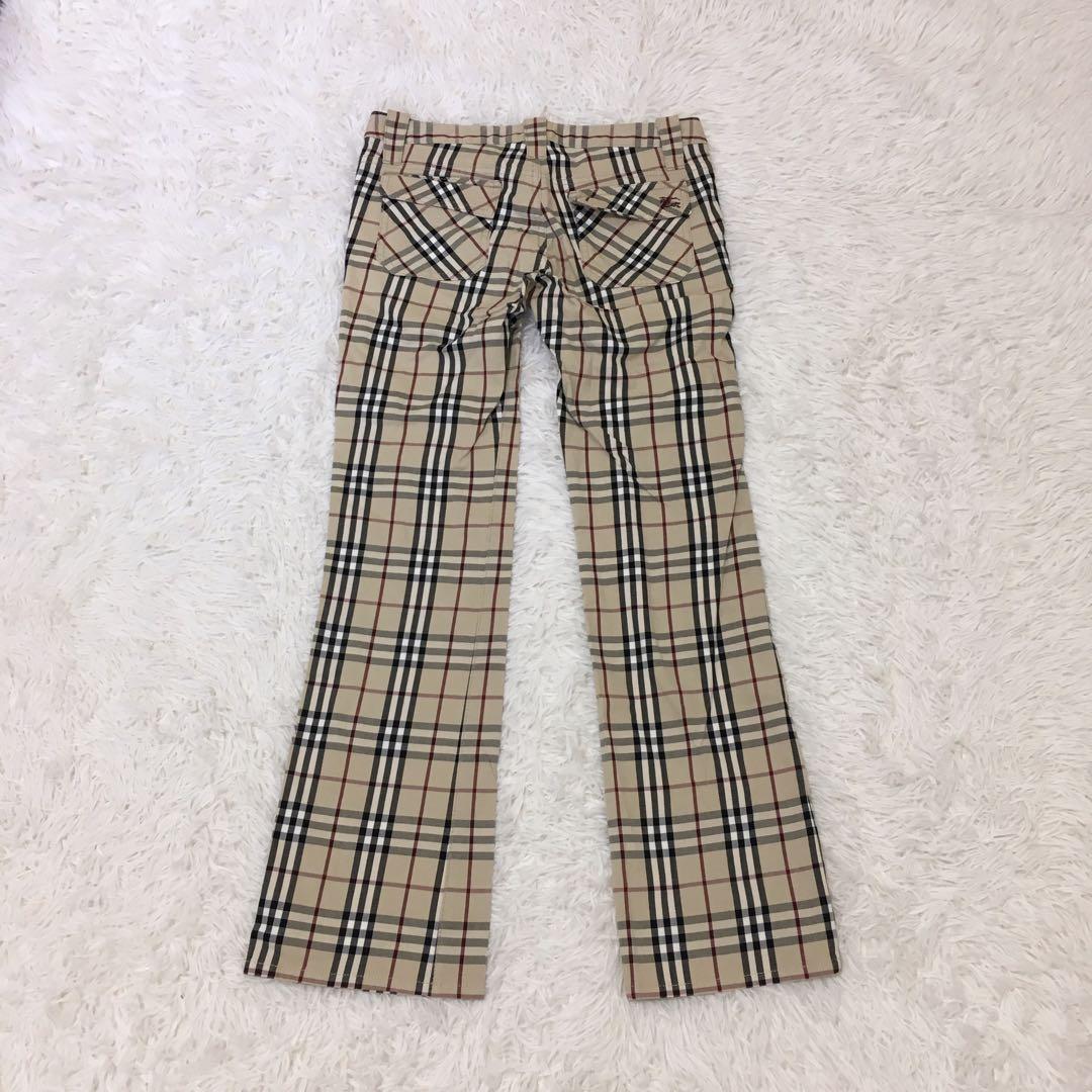 Burberry Nova Check Straight Leg Pants