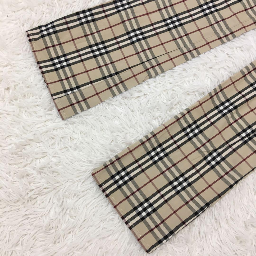 Burberry Nova Check Straight Leg Pants