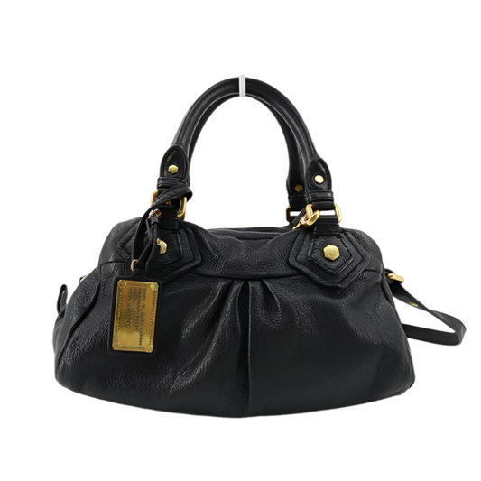marc by marc jacobs groovee leather bag in black