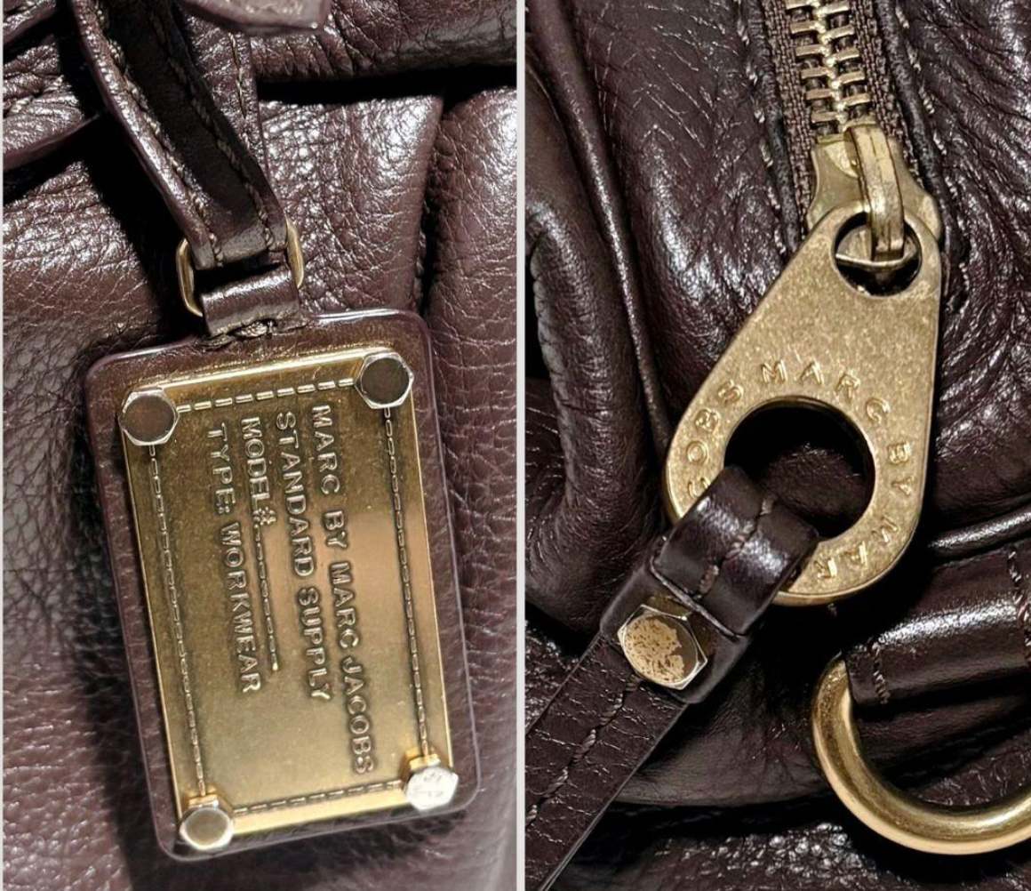 美品 MARC BY MARC JACOBS BABY GROOVEE バッグ Marc Jacobs Re Edition Tan Leather Baby Groovee Satchel New