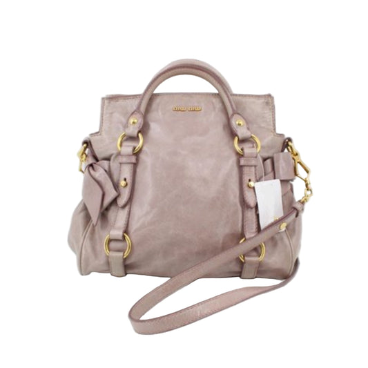 miu miu adorabale mini vitello bow bag in pink
